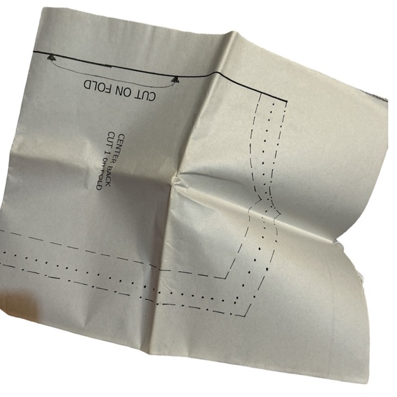 New uncut sewing pattern assembled sentiment video Vicki tricks design jacket - Picture 2 of 2